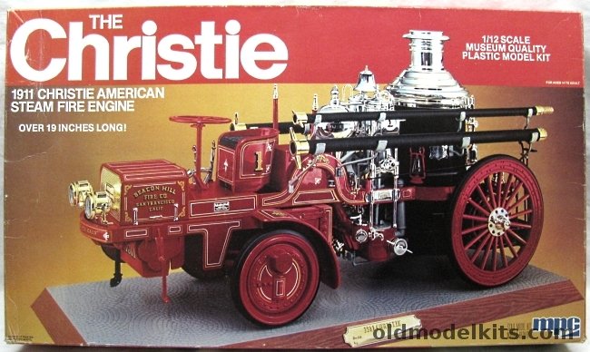 MPC 1/12 The Christie American Steam Fire Engine, 1-2002 plastic model kit